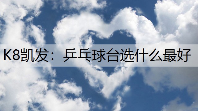 K8凯发：乒乓球台选什么最好