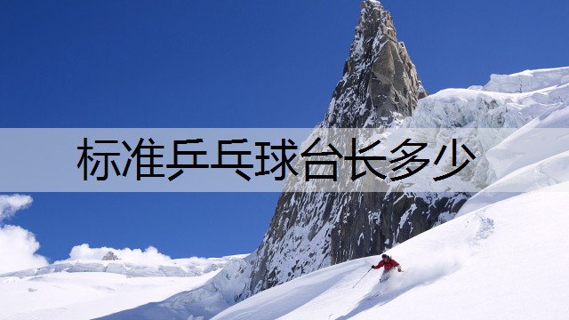 标准乒乓球台长多少