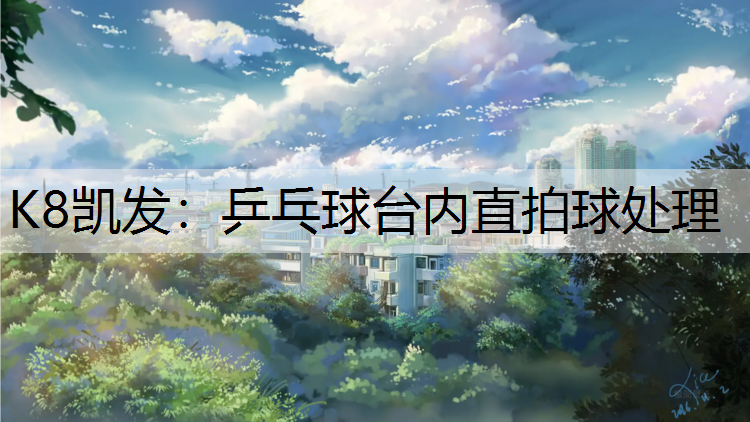 乒乓球台内直拍球处理